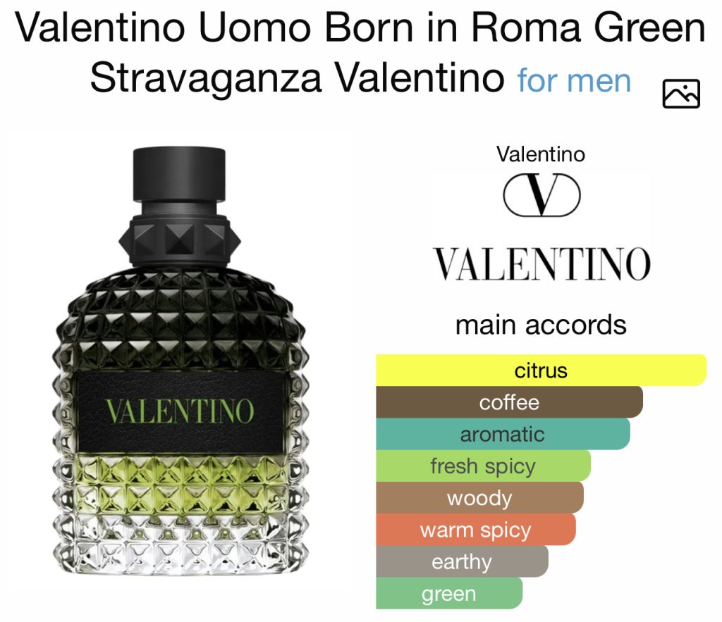 Valentino Uomo Born in Roma Green Stravaganza